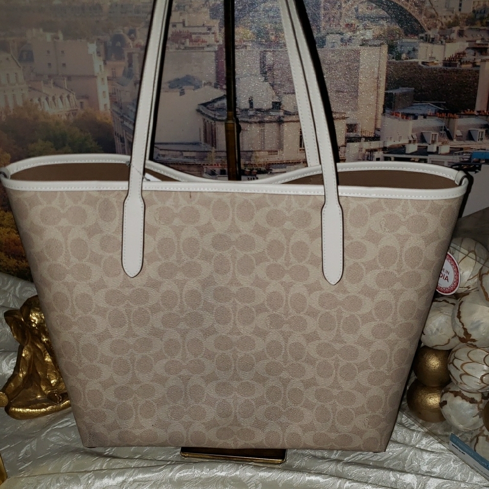 Coach 2pc Monogram Tote - Picture 5 of 15